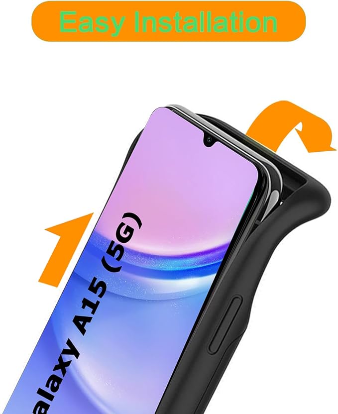 Battery Case for Galaxy A15, Enhanced 10000mAh Portable Protective Wireless - Image 5