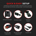 Audioengine S8 250W Wireless Subwoofer Kit - Image 8