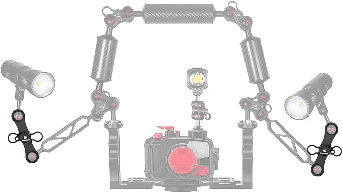 MINIFOCUS 1" Long Ball Clamp Dual Holder Mount - Image 4