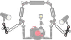 MINIFOCUS 1" Long Ball Clamp Dual Holder Mount - Image 4