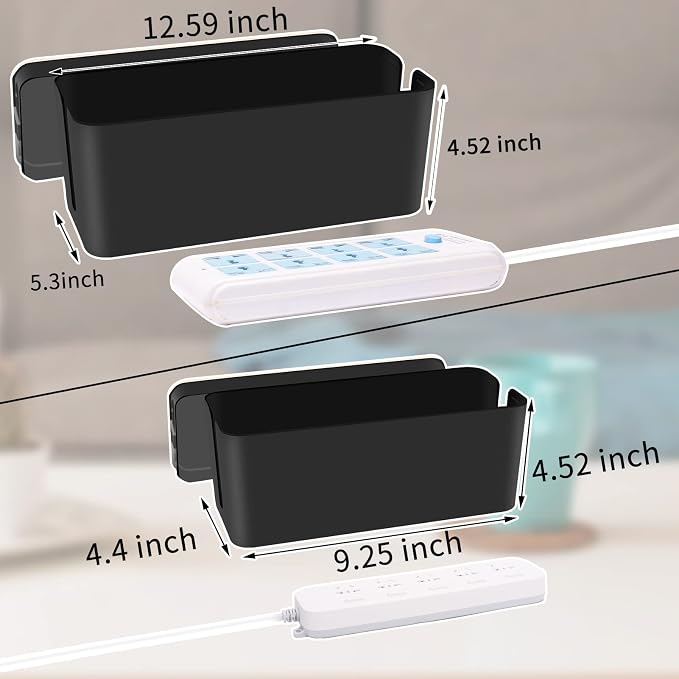 YUANYE Cable Management Box 2 Pack - Image 2
