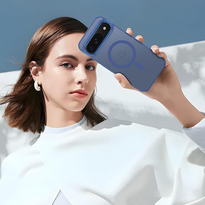 Magnetic for Google Pixel 9/Pixel 9 Pro Case, Shockproof Slim Translucent Matte - Image 7