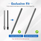 No Wore Out Titanium Alloy Replacement Fine Tips 1 Pcs & 10 Pcs Soft Felt Nibs - Image 6