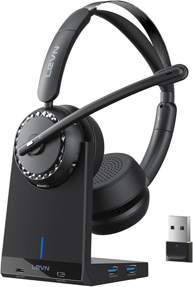 LEVN Wireless Headset, Wireless Headset by LEVN