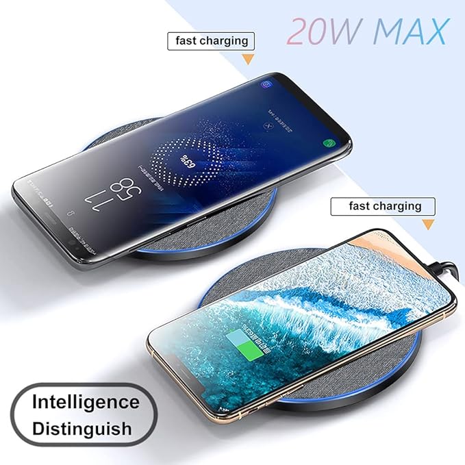 20W Fast Wireless Charger Pad, Wireless Phone Charging Station Compatible - Image 2
