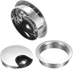 uxcell Cable Hole Cover, 2.1Inch/53mm Zinc Alloy Desk Wire Cord Cable Grommets - Image 3