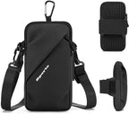 Phone Holder Arm Bands, Small Crossbody Shoulder Holsters Bag by PrimeComfort