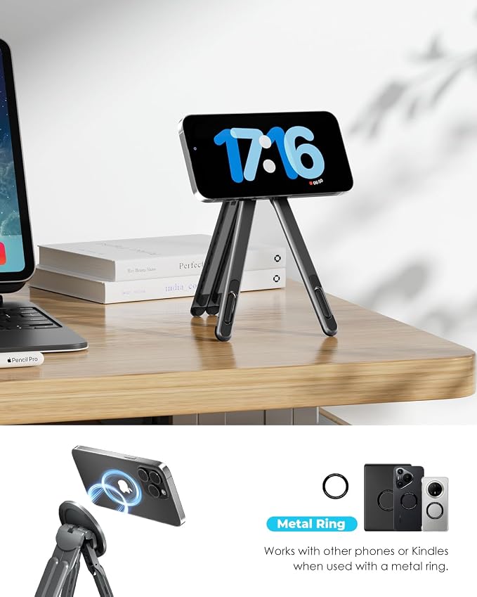 Viozon Magnetic Phone Holder Tripod, Portable Laptop Stand - Image 6