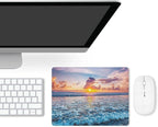 Sunset Ocean Wave Mouse Pad, Square Mousepad, Waterproof Mouse Mat Non-Slip - Image 4