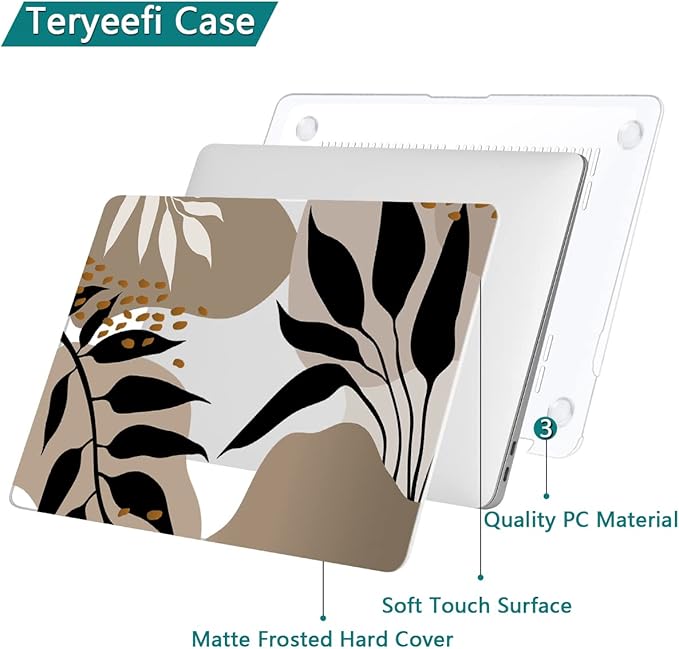 Teryeefi Compatible with 2020 MacBook Air 13 inch Case 2021 2019 Model M1 A2337 - Image 5