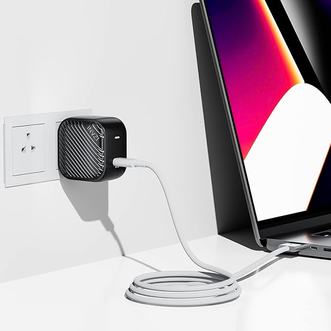 INVZI GaNHub USB C Charger 67W, GaN III PPS Mini Fast Foldable Power Adapter - Image 6
