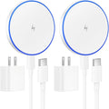 MagSafe Charger 2 Pack 15W Magnetic Wireless Charger Fast Charging Pad by ChargingExpertBesideYou