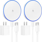 MagSafe Charger 2 Pack 15W Magnetic Wireless Charger Fast Charging Pad by ChargingExpertBesideYou