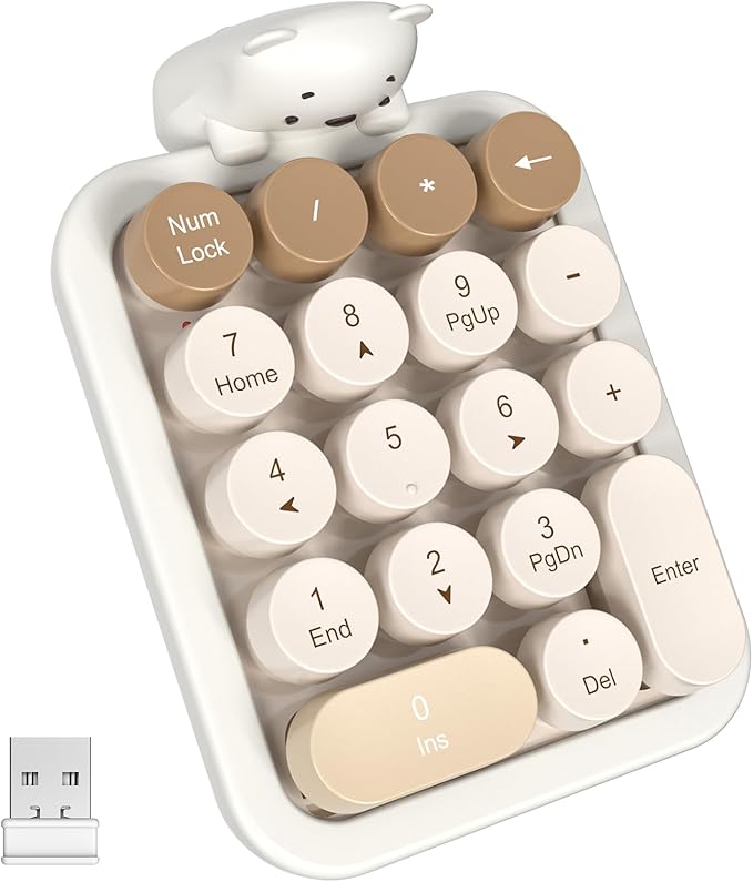 MOFII Wireless Number Pad with Bear by MOFII