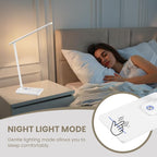 TECHNOVA LED Desk Lamp with 5 Color Temperatures | Sliding Stepless Dimming & - Image 5