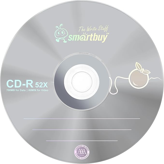 500 Pack MyEco CD-R CDR 52X 700MB 80Min Economy Branded Logo Top Write Once - Image 3