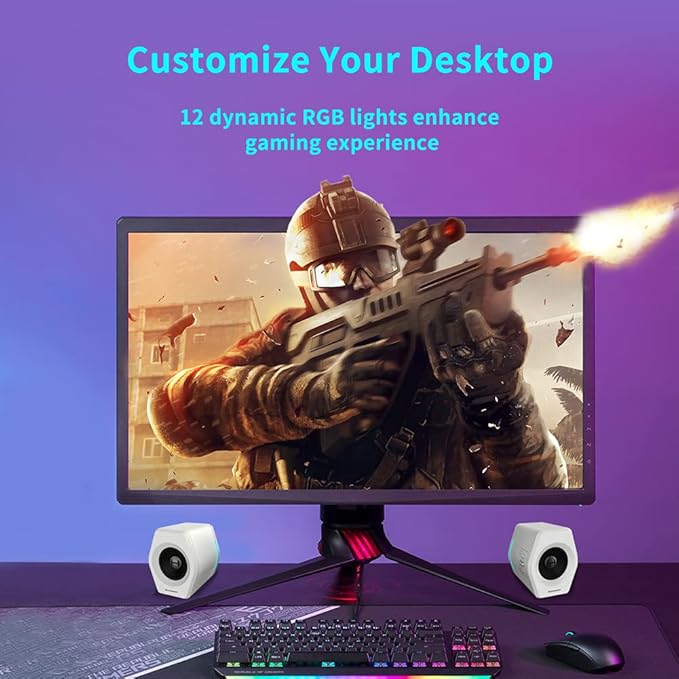 G2000 32W PC Computer Speakers for Gaming Desktop PC Laptop Mac Computer Woofer - Image 5