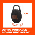 JBL Clip 5 - Ultra-Portable, Waterproof & Dustproof Bluetooth Speaker, Big Pro - Image 5