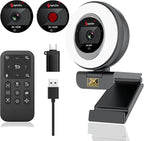 Angetube Webcam, 2K Streaming Webcam by Angetube