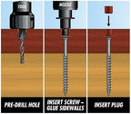 Starborn Industries Smart-Bit Pro Plug System Countersink Drill Bit Tool - Image 4