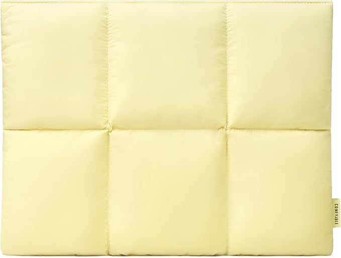 Comfyable Puffy Laptop Sleeve 13 Inch 14 Inch, Quilted Puffer Laptop Carrying by Comfyable