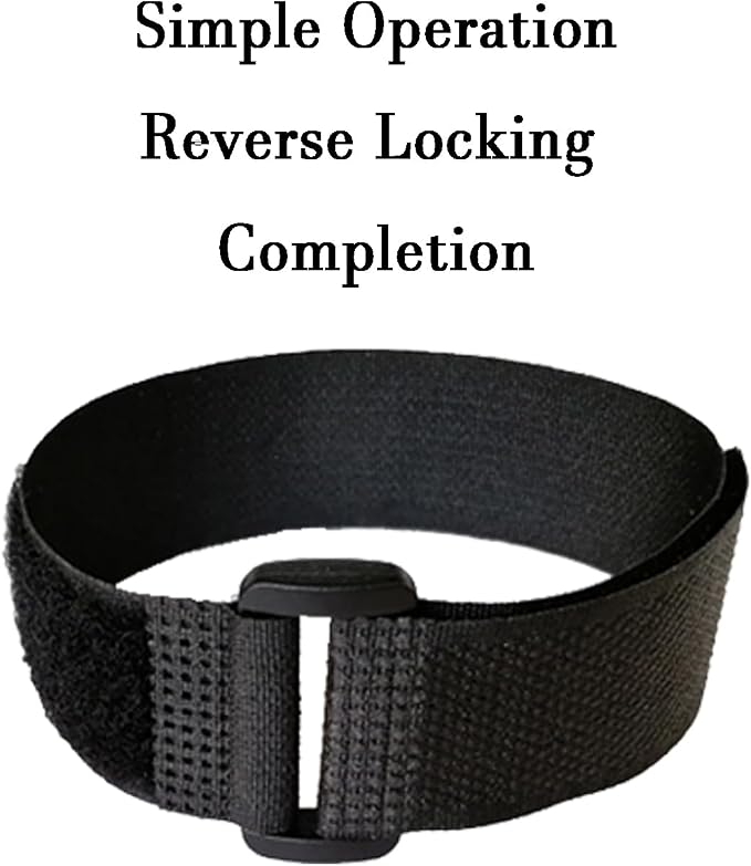 32 pcs 1-inch-wide Hook and Loop Cable Straps, Fixing and Organizing Cable Ties - Image 7