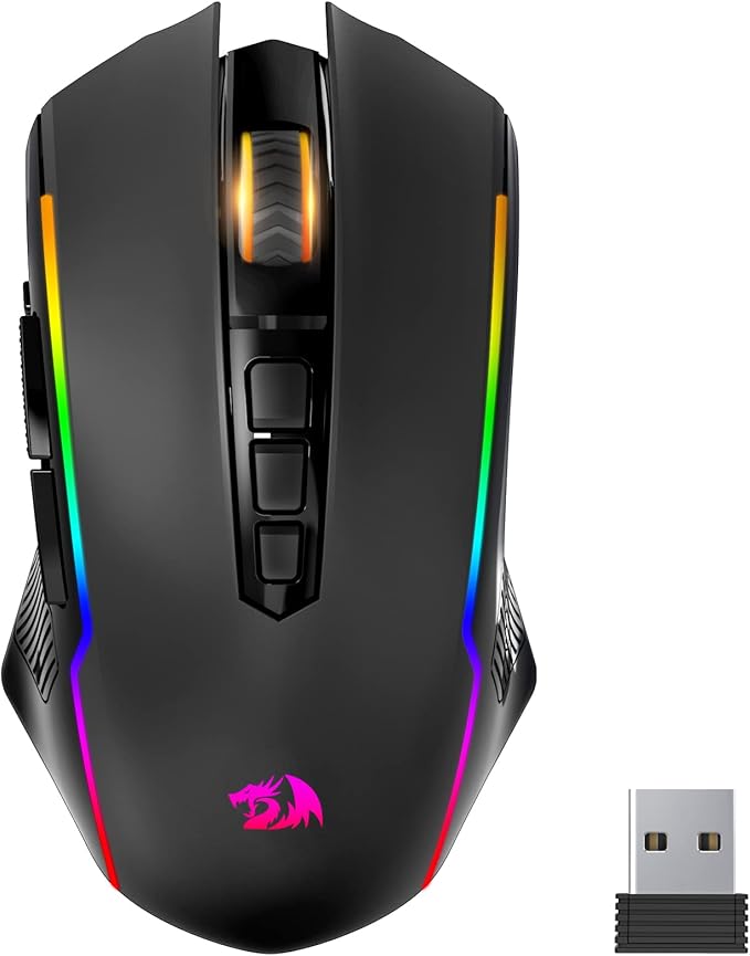 Redragon Gaming Mouse, Wireless Mouse Gaming by REDRAGON