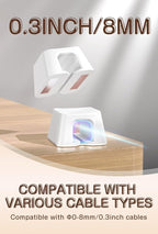 Maveek Magnetic Cable Clips, 5 Pack Square Cord Organizer - Image 3