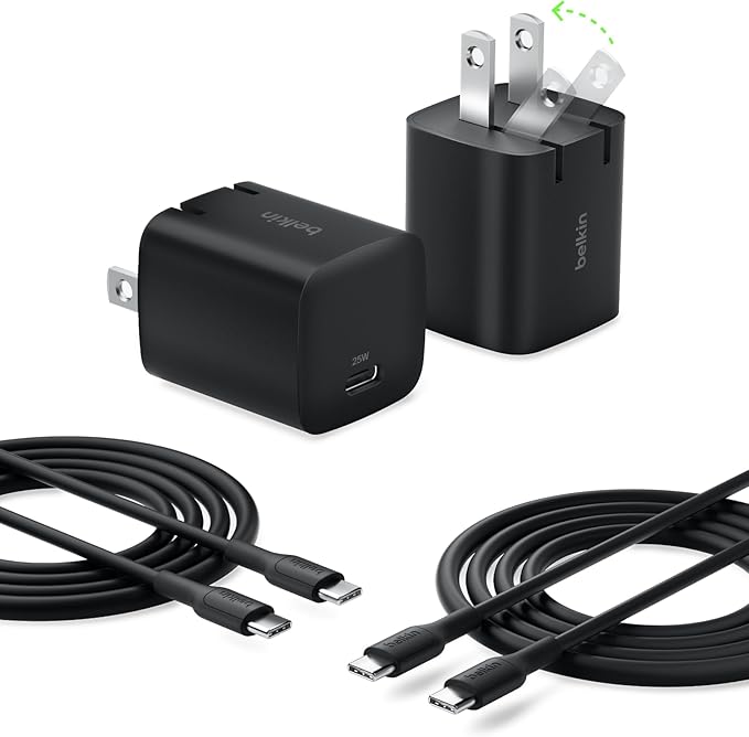 Belkin USB C Charger Block 25W USB C Cable Included by Belkin