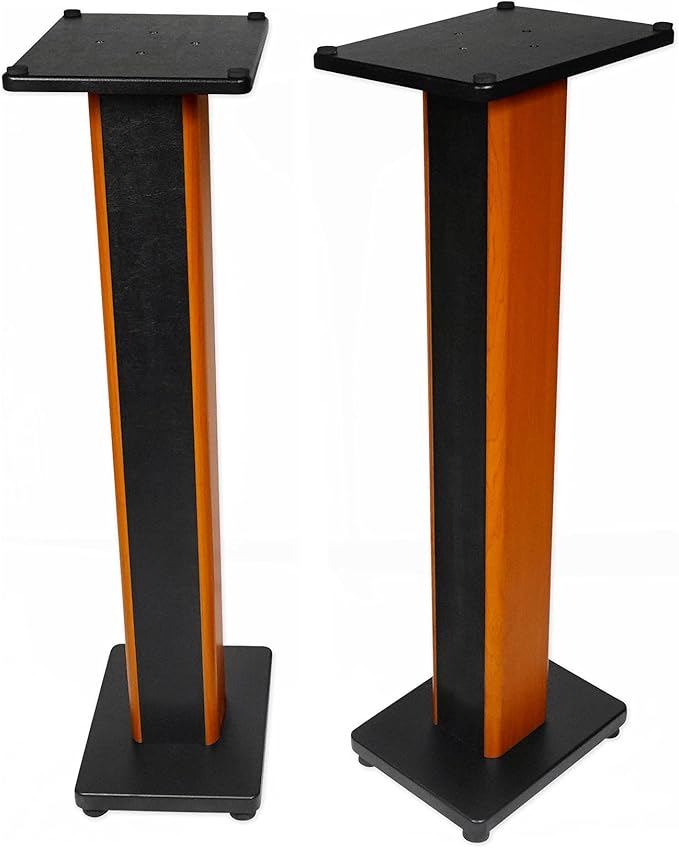 Rockville Pair RHTSC 36-Inch Bookshelf Speaker Stands, Surround Sound, 60 lbs - Image 2