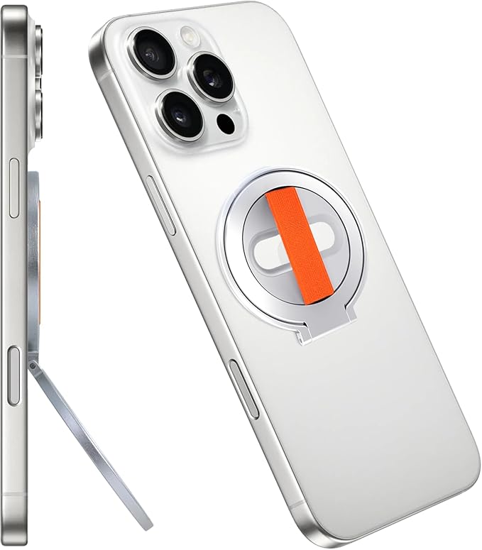 Grat 2 Magnetic Phone Grip Kickstand, Phone Loop Holder, Dual-Sided Magnet Ring by GORNERGRAT