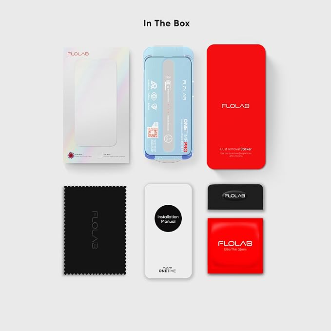 FLOLAB NanoArmour ONETIME PRO for iPhone 15 Pro Max Screen Protector, - Image 7