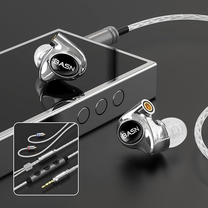 BASN Metalen PRO 4 Drivers in-Ear Monitors Headphones - Image 5