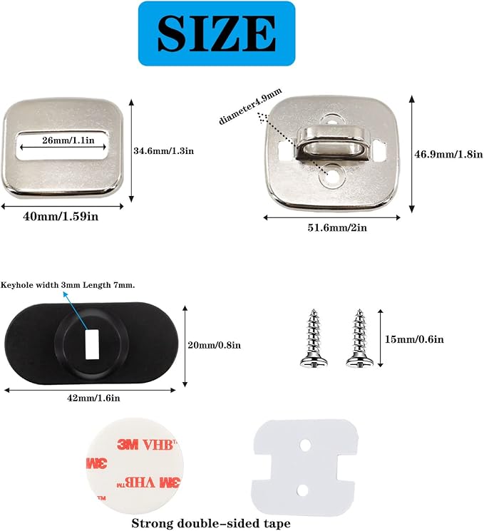 Laptop Anchor Plate and Lock Plate - Image 2