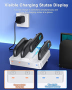 Charger for Nintendo Switch 2 and Switch 1 Controller, Horizontal Charging Dock - Image 3