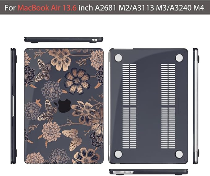 Teryeefi for MacBook Air M2 M3 M4 13.6 Case 2022 2023 2024 2025 Release A2681 - Image 7