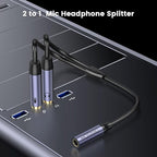 MOSWAG Headphone Splitter for Computer, 3.5mm Female to Dual 3.5mm Male Cable - Image 5