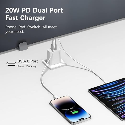 Type c Charging Block Fast Charger, USB C Charging Plug Power Adapter Compatible - Image 4