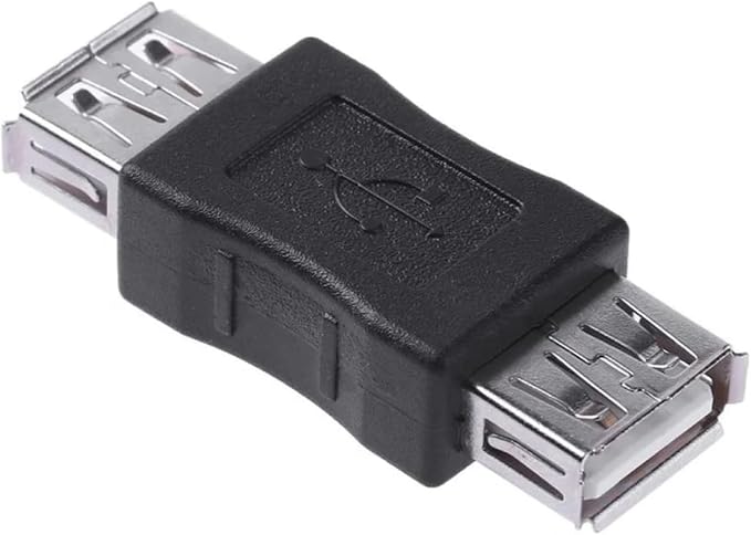 Cmple - USB Female to Female Coupler Adapter Straight Bridge USB 2.0 Type-A by Cmple