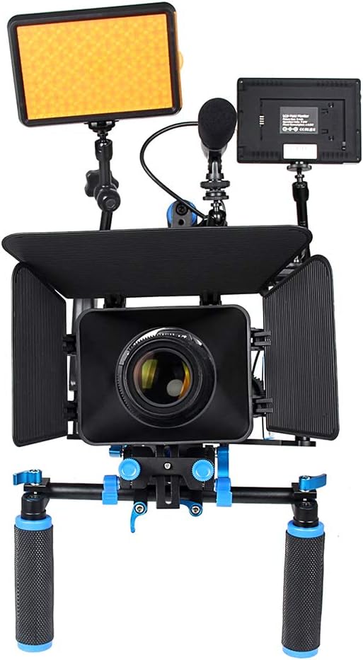 Shoulder Rig Stabilizer Kit, Aluminum Alloy Camera Stabilizer Cage - Image 3