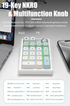 Gasket Creamy Mechanical Numpad Programmable Macro Keypad Wireless - Image 6