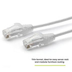 TRUECABLE Cat6 Component Rated Patch Cable, Unshielded, 28AWG Solid Copper - Image 3