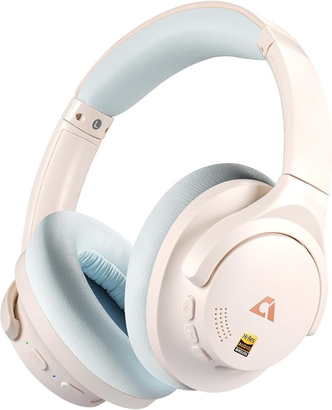 1Mii Y8+ Noise Cancelling Headphones Bluetooth, Wireless LDAC Hi-Res Audio by 1Mii