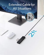 Anker 4-Port USB 3.0 Hub, Ultra-Slim Data USB Hub - Image 3