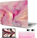 MEEgoodo Case for MacBook Air M4/M3/M2 13.6 inch 2025 2024 2022, Fit Model by MEEgoodo