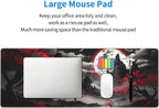 Extended Gaming Mouse Pad, Large Desk Mat XL Anime Mouse Pad Waterproof - Image 6