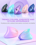 Lekvey Ergonomic Mouse, Vertical Wireless Mouse, Rechargeable 2.4G Optical - Image 2