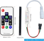RGBZONE WS2812B RF LED Controller, 3-PIN Mini LED Strip Lights Controller - Image 2
