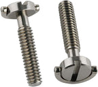 E-outstanding D Ring Hinged Screw 2PCS 1/4-20 Thread D-Ring Stainless Steel - Image 4