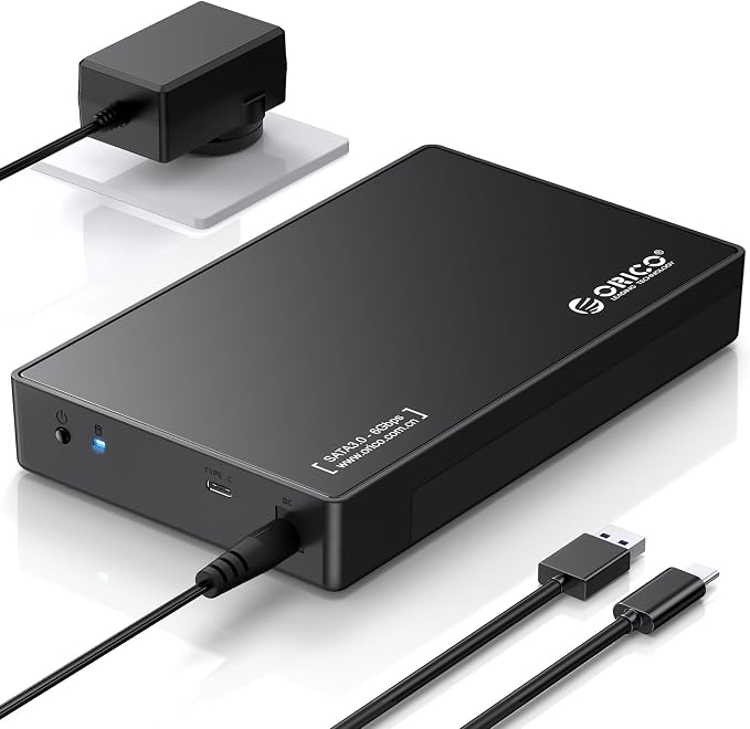 ORICO 3.5" External Hard Drive Enclosure SATA III to USB3.1 Type C by PioneerDataSolutionPowerYourFuture